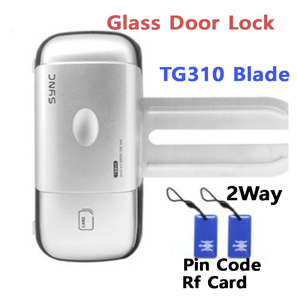 [Glass Lock] Solity TG310 Blade Smart Glass Door Lock ✔ For Frameless Glass Doors