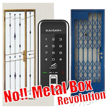 [HDB Gate Lock] M1192GNK – HDB Gate Lock in Singapore | Digital Smart Gate Door Lock with PIN, RFID, Fingerprint, Remote Control | WiFi & BLE IoT Options | Dementia & Elderly Care Safety | Made in Korea Premium Smart Lock
