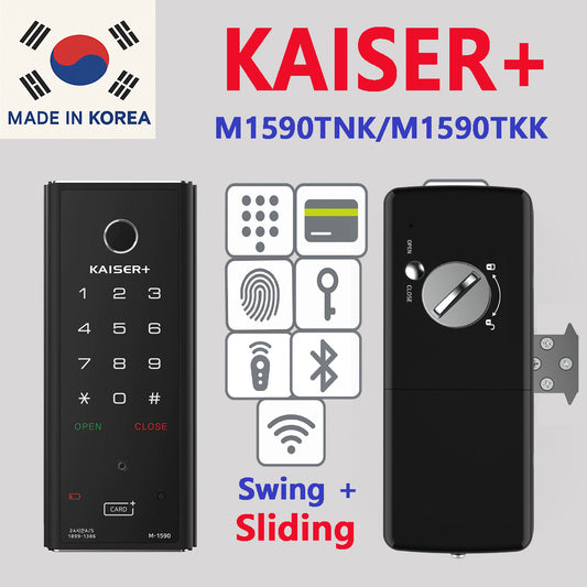 [Vertical Sliding Lock] M1590TNK, Fingerprint Smart Lock, BLE Smart Lock, WiFi Smart Lock, Remote Control Door Lock, Digital Lock, Smart Lock for Home