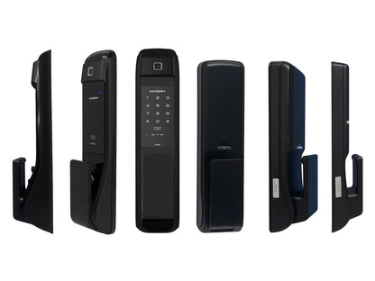 [Push-Pull Lock] H7891XKK  – Premium Digital Push-Pull Door Lock | Smart Door Lock with PIN, RFID, Fingerprint, Emergency Key | Luxury Made in Korea Smart Lock | Motise, Remote Control, Wi-Fi & BLE IoT Options