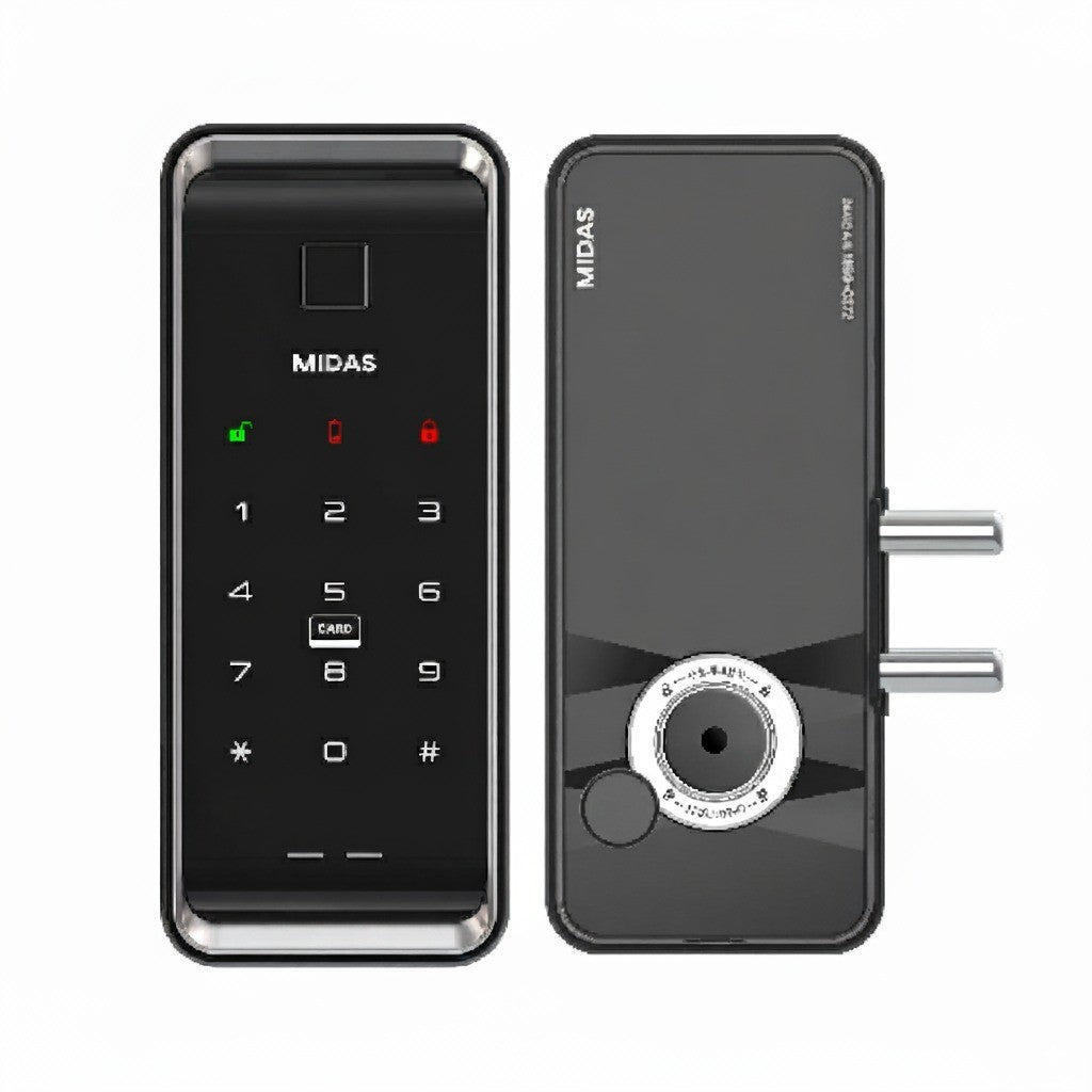 [HDB Gate Lock Bundle] MS5000FDG + MS9310FSK (SYNCRO Set) Dual Smart Lock for HDB Gates | PIN · RF Card · Fingerprint | Free Remote | Optional Wi-Fi | Made in Korea