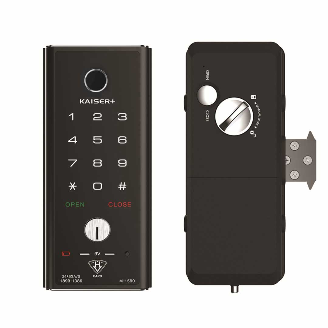 [Digital Sliding Rimlock] - 4way doorlock <M1590TKK>