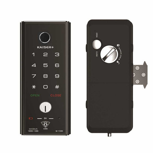 [Digital Sliding Rimlock] - 4way doorlock <M1590TKK>