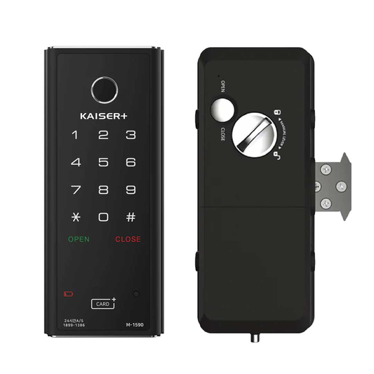 [Digital Sliding Rimlock] - 3way doorlock <M1590TNK>