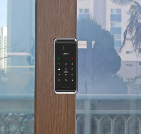 [Vertical Sliding Lock] MIDAS MS5000FDT, Fingerprint Smart Lock, WiFi Smart Lock, Optional Remote Control Door Lock, Digital Lock