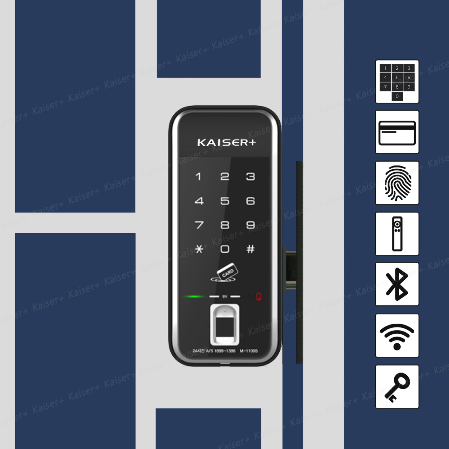 [HDB Gate Lock] M1192GNK – HDB Gate Lock in Singapore | Digital Smart Gate Door Lock with PIN, RFID, Fingerprint, Remote Control | WiFi & BLE IoT Options | Dementia & Elderly Care Safety | Made in Korea Premium Smart Lock