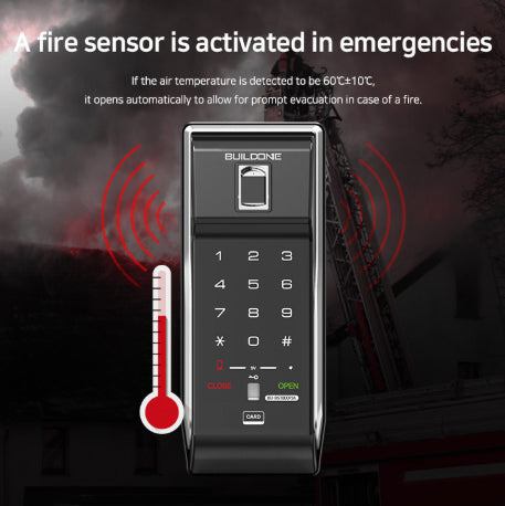 [Horizontal] 4way Rim Door Lock <BO-DST800FSK> For Swing Main Door Made In Korea