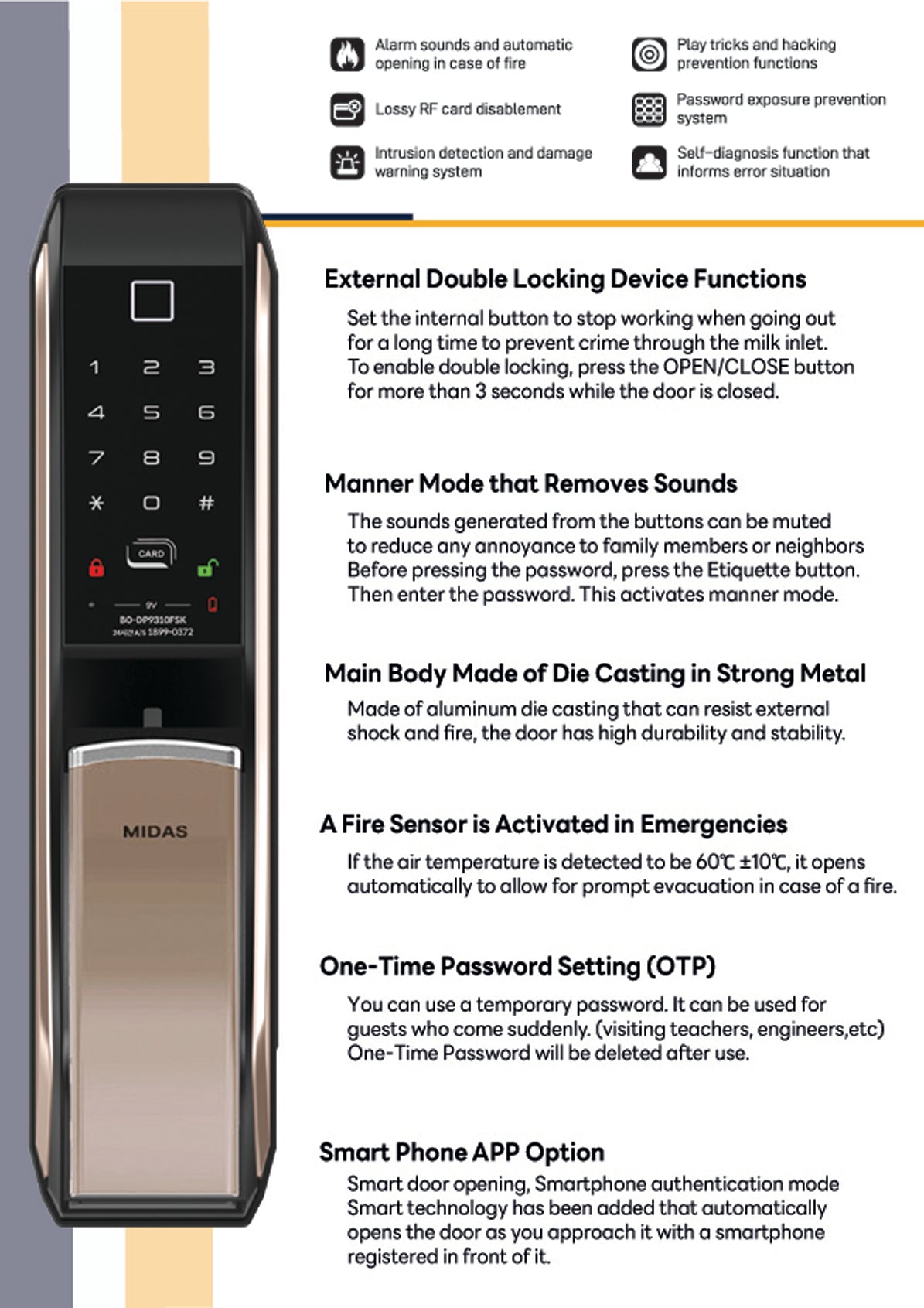 [HDB Gate Lock Bundle] MS5000FDG + MS9310FSK (SYNCRO Set) Dual Smart Lock for HDB Gates | PIN · RF Card · Fingerprint | Free Remote | Optional Wi-Fi | Made in Korea