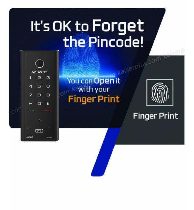 [HDB Gate Lock Bundle] M1593GNK Gate Lock + H7891XKK PIN 🔢 · RFID 💳 · Fingerprint 🧬 · SYNC 🔗 | 🎮 Free Remote | 📡 Optional Wi-Fi | KAISER+ Premium | Made for Tropical Climate
