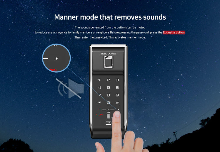 [Horizontal] 4way Rim Door Lock <BO-DST800FSK> For Swing Main Door Made In Korea