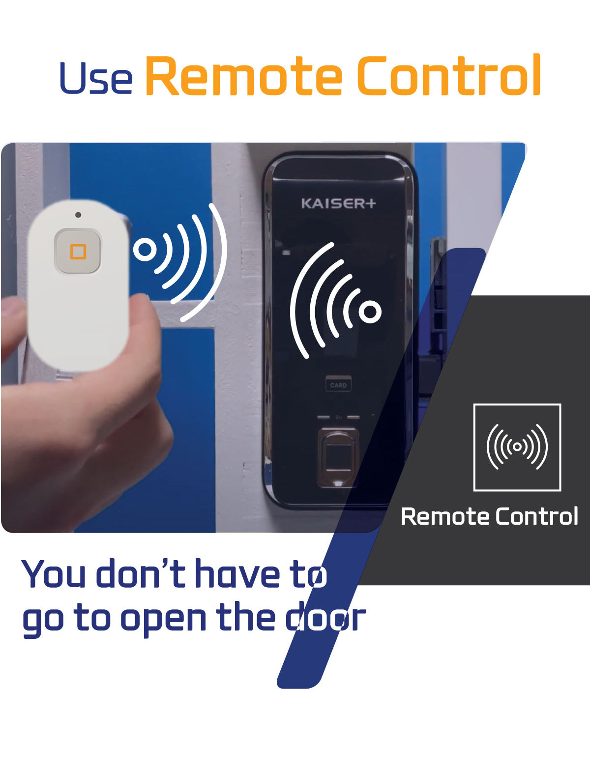 [HDB Gate Lock]KAISER+ M1590GNK Premium HDB Gate Smart Lock   Fingerprint, PIN & RFID Access   Optional IoT Remote Control | Family Safety Design   Made in Korea [