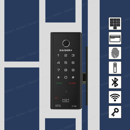 [HDB Gate Lock] M1491GNK – HDB Gate Lock in Singapore | Digital Smart Gate Door Lock with PIN, RFID, Fingerprint, Remote Control | WiFi & BLE IoT Options | Dementia & Elderly Care Safety | Made in Korea Premium Smart Lock