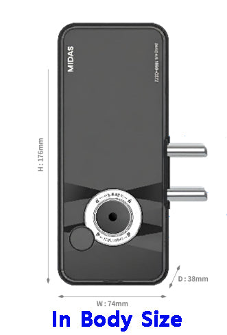 [HDB Gate Lock Bundle] MS5000FDG + MS5000FDT (SYNCRO Set) Dual Smart Lock for HDB Gates | PIN · RF Card · Fingerprint | Free Remote | Optional Wi-Fi | Made in Korea