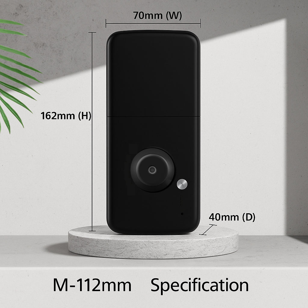 [HDB Gate Lock]KAISER+ M1590GNK Premium HDB Gate Smart Lock   Fingerprint, PIN & RFID Access   Optional IoT Remote Control | Family Safety Design   Made in Korea [