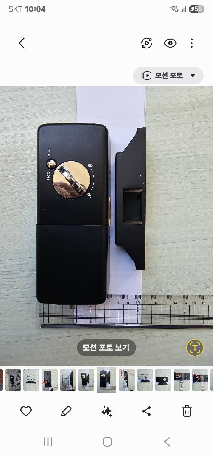 [Kaiser+] [Sliding Door Lock] M1500TNK Smart Lock, BLE Smart Lock, WiFi Smart Lock, Remote Control Door Lock, Digital Lock, Smart Lock for Home