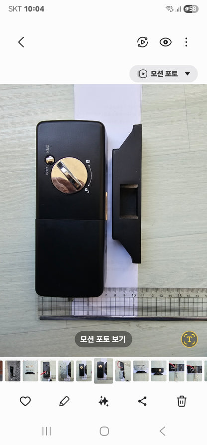 [Kaiser+] [Sliding Door Lock] M1500TNK Smart Lock, BLE Smart Lock, WiFi Smart Lock, Remote Control Door Lock, Digital Lock, Smart Lock for Home