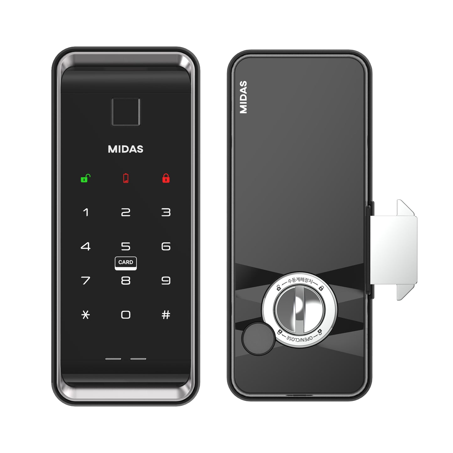 [Digital Sliding Rimlock] - 3way doorlock <MS-5000FDT>