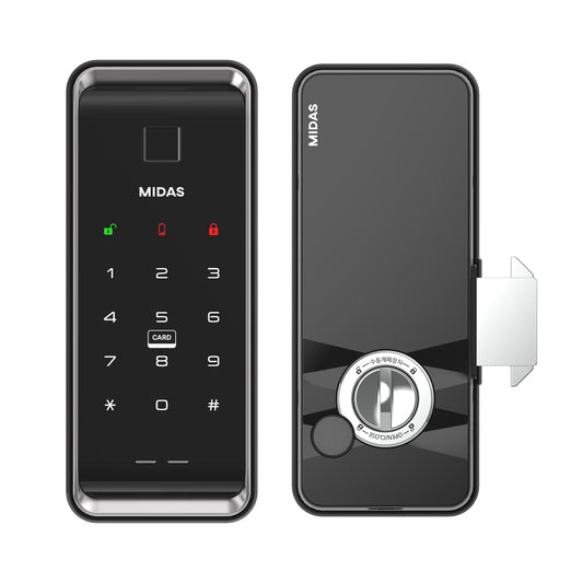 [Digital Sliding Rimlock] - 3way doorlock <MS-5000FDT>