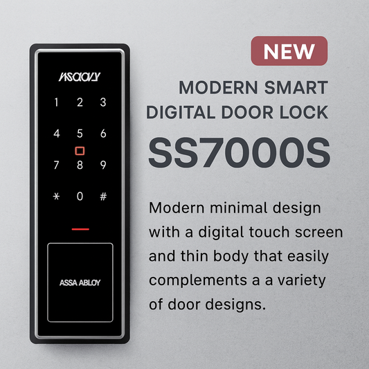 [Glass Lock] SS7000S Framed Glass Door Lock For Framed Glass Door