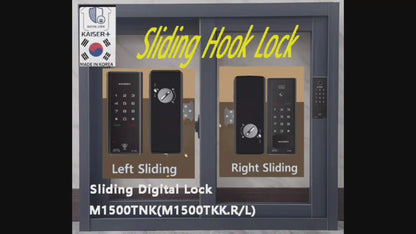 [Vertical Sliding Lock]  M1590TKK (L/R)Fingerprint Smart Lock, BLE Smart Lock, WiFi Smart Lock, Remote Control Door Lock, Digital Lock, Smart Lock for Home