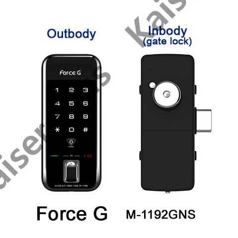 [HDB Gate Lock] M1192GNK – HDB Gate Lock in Singapore | Digital Smart Gate Door Lock with PIN, RFID, Fingerprint, Remote Control | WiFi & BLE IoT Options | Dementia & Elderly Care Safety | Made in Korea Premium Smart Lock