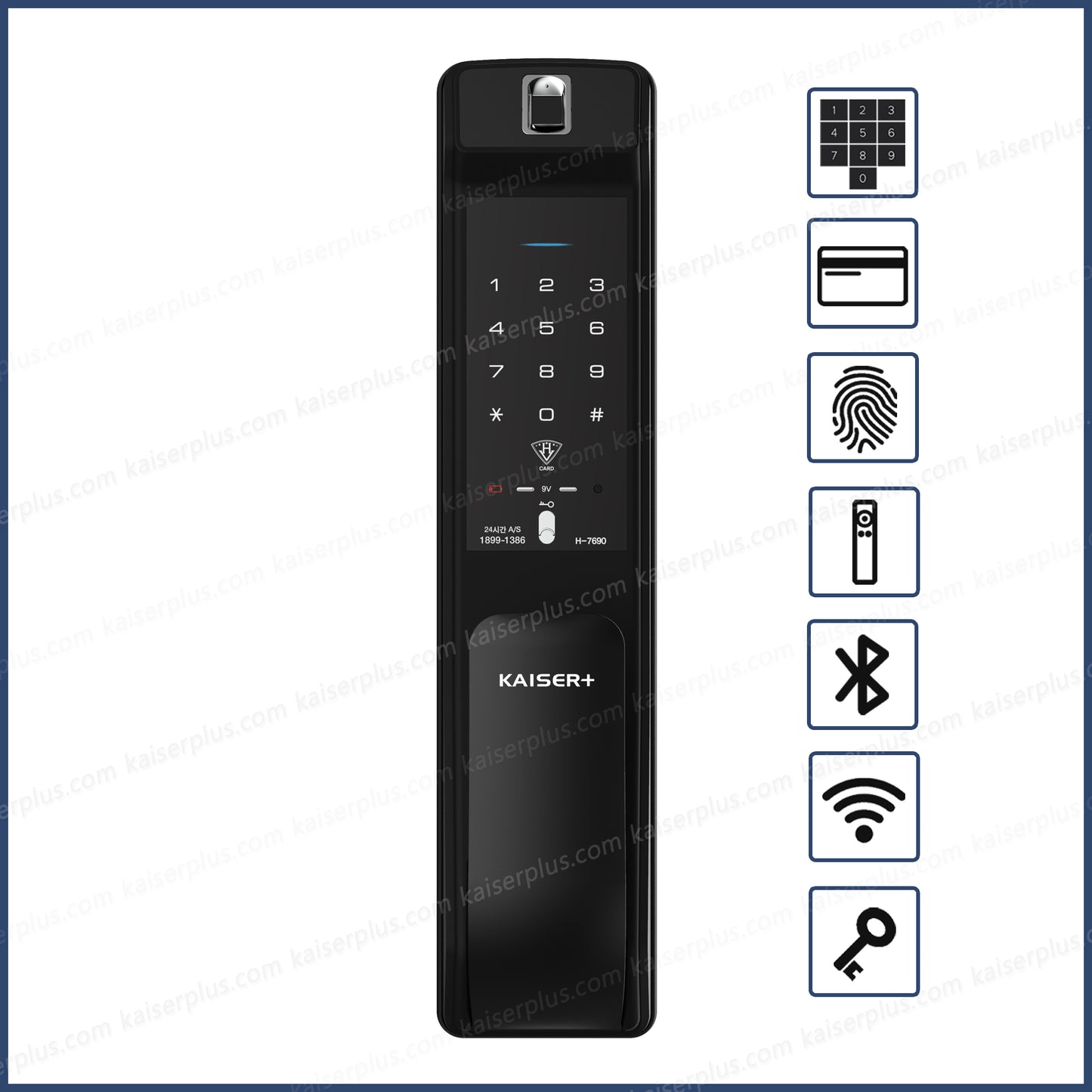 [KAISER+] H-7690 [ Iot smart door lock option:remote/bluetooth/wifi gate ]