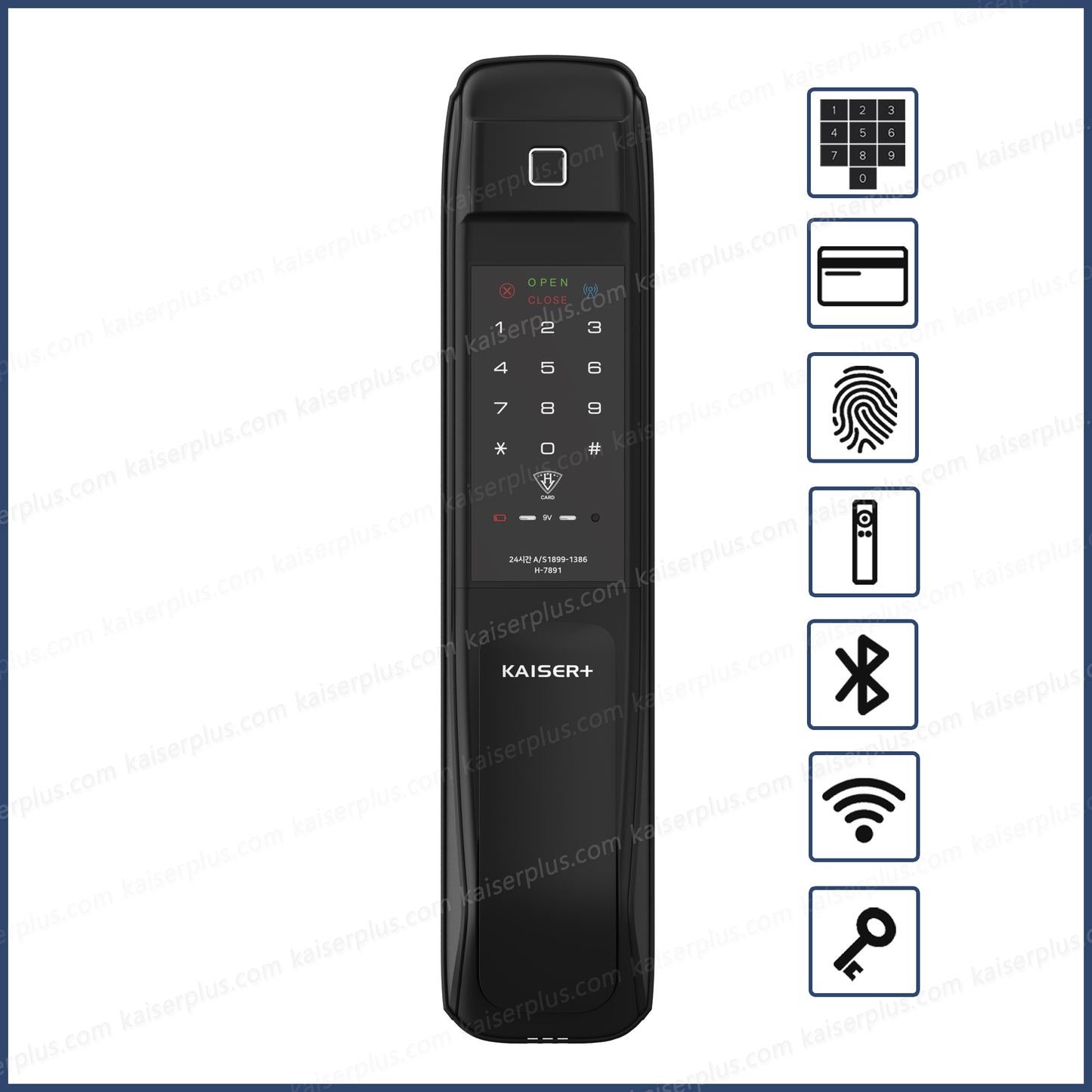 [KAISER+] H-7891 Iot Smart digital lock [option : remote, bluetooth,wifi bridge]